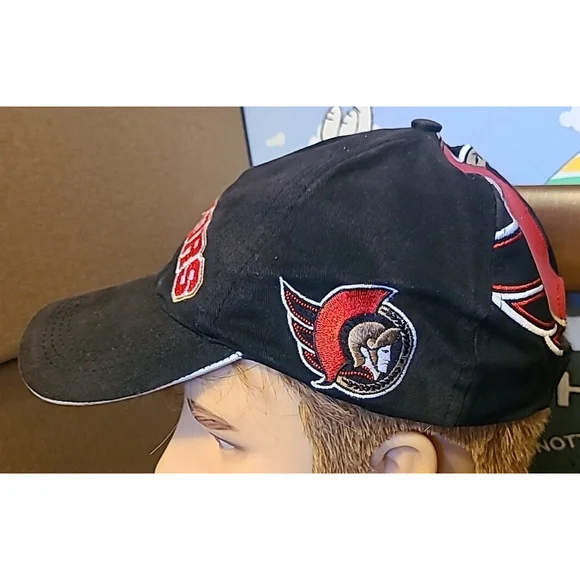 Ottawa Senators Hat Adjustable Large Logo NHL Official Licensed The Home Game - Picture 4 of 12